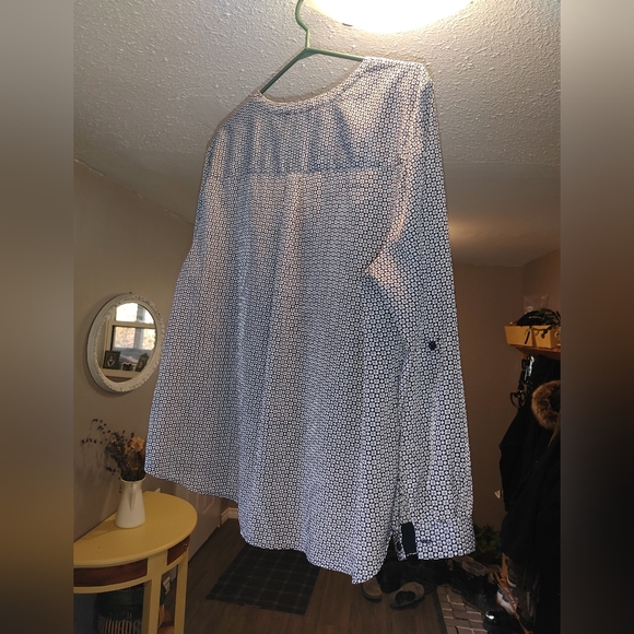 Dalia plus 1X navy blue and white - Picture 3 of 4